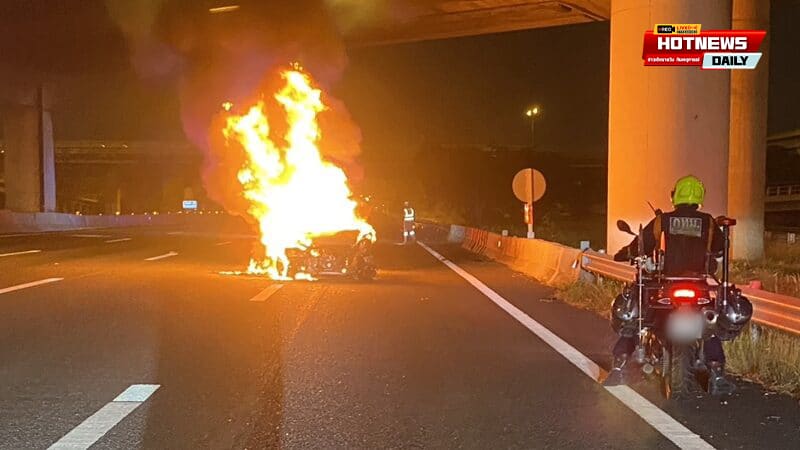 ไฟไหม้รถ