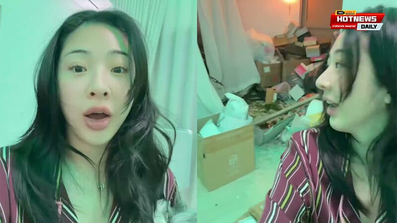 รถพุ่งทะลุบ้านน้องนี